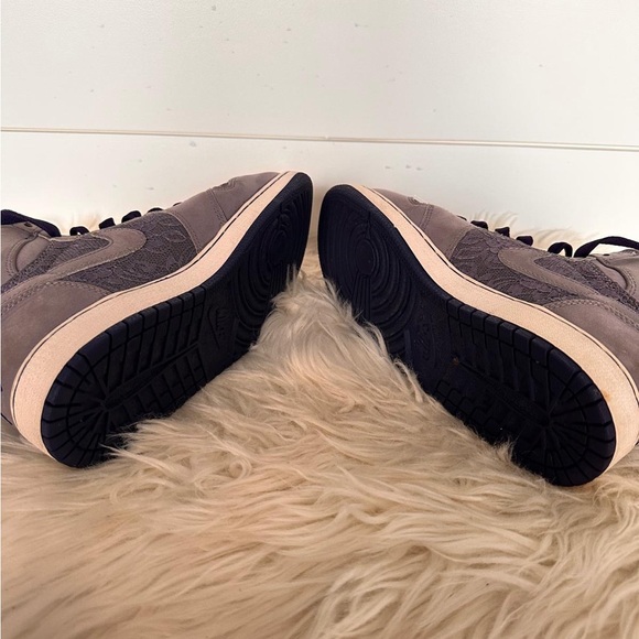 Nike Air Women's High-Top Sneakers - Purple size 6Y / 7.5 w - Picture 3 of 7